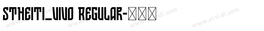 STHeiti_vivo Regular字体转换